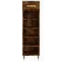 Holzwerkstoff geräucherte Eiche Zapatero 30x35x105 cm von vidaXL, Schränke und Lagerung - Ref: Foro24-829657, Preis: 43,25 €,...