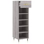 Zapatero madera de ingeniería gris Sonoma 30x35x105 cm de vidaXL, Armarios y almacenamiento - Ref: Foro24-829658, Precio: 42,...