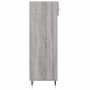 Zapatero madera de ingeniería gris Sonoma 30x35x105 cm de vidaXL, Armarios y almacenamiento - Ref: Foro24-829658, Precio: 42,...