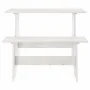 Dining table with solid white pine wood bench by vidaXL, Kitchen and dining tables - Ref: Foro24-327251, Price: 92,92 €, Disc...
