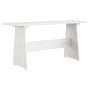 Dining table with solid white pine wood bench by vidaXL, Kitchen and dining tables - Ref: Foro24-327251, Price: 92,92 €, Disc...