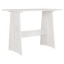 Dining table with solid white pine wood bench by vidaXL, Kitchen and dining tables - Ref: Foro24-327251, Price: 94,65 €, Disc...