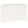 Hochbeet aus weißem Kiefernholz, 119,5 x 40 x 78 cm von vidaXL, Töpfe und Pflanzgefäße - Ref: Foro24-825290, Preis: 139,69 €,...