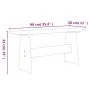 Dining table with solid white pine wood bench by vidaXL, Kitchen and dining tables - Ref: Foro24-327251, Price: 92,92 €, Disc...