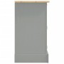 Aparador Corona madera maciza pino mexicano gris 112x43x78 cm de vidaXL, Aparadores - Ref: Foro24-355084, Precio: 214,98 €, D...