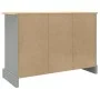 Corona sideboard solid gray Mexican pine wood 112x43x78 cm by vidaXL, Sideboards - Ref: Foro24-355084, Price: 212,05 €, Disco...