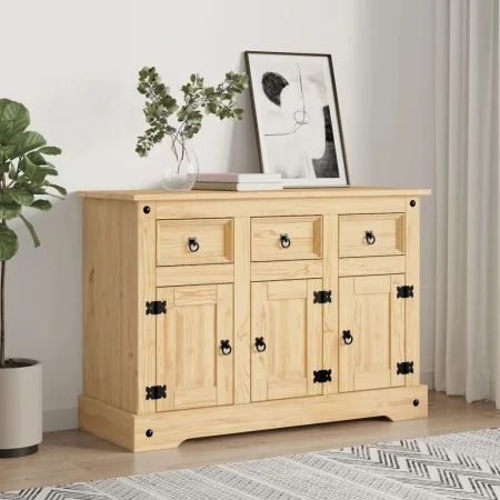 Massiver Kiefernholz-Sideboard Corona 112x44x78 cm aus mexikanischem Kiefernholz. von vidaXL, Sideboards - Ref: Foro24-355083...