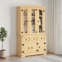 Aparador Corona madera maciza pino mexicano 112x43x196 cm de vidaXL, Aparadores - Ref: Foro24-355085, Precio: 428,17 €, Descu...