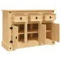 Massiver Kiefernholz-Sideboard Corona 112x44x78 cm aus mexikanischem Kiefernholz. von vidaXL, Sideboards - Ref: Foro24-355083...