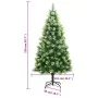 Artificial Christmas tree with hinges and stand 210 cm by vidaXL, Christmas trees - Ref: Foro24-356739, Price: 115,83 €, Disc...