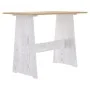 Dining table with solid wood honey brown and white bench by vidaXL, Kitchen and dining tables - Ref: Foro24-327253, Price: 93...