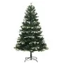 Artificial Christmas tree with hinges and flocked snow 180 cm by vidaXL, Christmas trees - Ref: Foro24-356757, Price: 61,41 €...