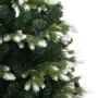 Artificial Christmas tree with hinges and flocked snow 180 cm by vidaXL, Christmas trees - Ref: Foro24-356757, Price: 61,41 €...