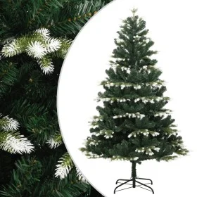 Artificial Christmas tree with hinges and flocked snow 210 cm by vidaXL, Christmas trees - Ref: Foro24-356758, Price: 79,61 €...