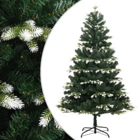 Árbol de Navidad artificial con bisagras y nieve flocada 240 cm de vidaXL, Arboles de navidad - Ref: Foro24-356759, Precio: 1...