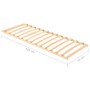 Slatted bed base with 13 slats 70x200 cm by vidaXL, Beds and slatted bases - Ref: Foro24-327255, Price: 69,70 €, Discount: %
