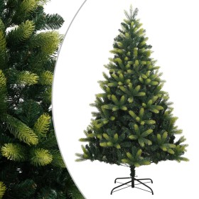 Árbol de Navidad artificial con bisagras y soporte 120 cm