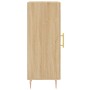 Aparador madera contrachapada color roble Sonoma 34,5x34x90 cm