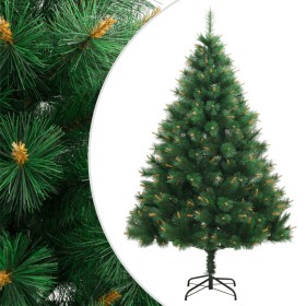 Árbol de Navidad artificial con bisagras y soporte 120 cm