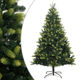 Árbol de Navidad artificial con bisagras y soporte 150 cm