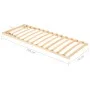 Slatted bed base with 13 slats adjustable headboard 70x200 cm by vidaXL, Beds and slatted bases - Ref: Foro24-327260, Price: ...