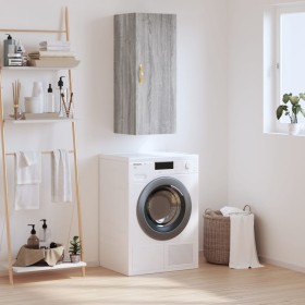 Armario de pared gris Sonoma 34,5x34x90 cm Armario de pared gris Sonoma 34,5x34x90 cm