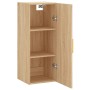 Armario de pared roble Sonoma 34,5x34x90 cm