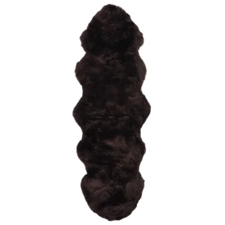 Alfombra de piel de oveja marrón 60x180 cm by vidaXL, Rugs - Ref: Foro24-283881, Price: 92,48 €, Discount: %