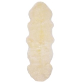 White sheepskin rug 60x180 cm by vidaXL, Rugs - Ref: Foro24-283880, Price: 99,47 €, Discount: %
