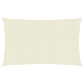 Cream HDPE sail shade 160 g/m² 5x8 m by vidaXL, Umbrellas - Ref: Foro24-311193, Price: 77,16 €, Discount: %