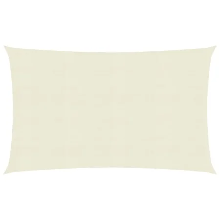 Cream HDPE sail shade 160 g/m² 5x8 m by vidaXL, Umbrellas - Ref: Foro24-311193, Price: 77,16 €, Discount: %