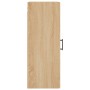 Armario de pared roble Sonoma 34,5x34x90 cm