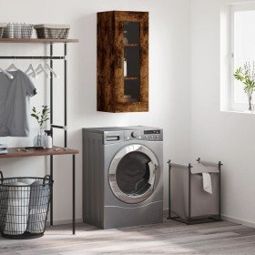 Armario de pared roble ahumado 34,5x34x90 cm en Aparadores | Comprar online en Foro24