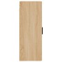 Armario de pared roble Sonoma 34,5x34x90 cm