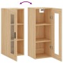 Armario de pared roble Sonoma 34,5x34x90 cm