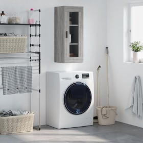 Armario de pared gris Sonoma 34,5x34x90 cm Armario de pared gris Sonoma 34,5x34x90 cm