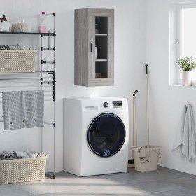 Armario de pared gris Sonoma 34,5x34x90 cm Armario de pared gris Sonoma 34,5x34x90 cm