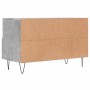 Mueble para TV madera contrachapada gris hormigón 80x36x50 cm