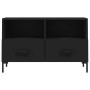 Mueble para TV madera contrachapada negro 80x36x50 cm en Muebles TV | Comprar online en Foro24