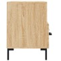 Mueble para TV madera contrachapada roble ahumado 80x36x50 cm