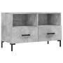 Mueble para TV madera contrachapada gris hormigón 80x36x50 cm en Muebles TV | Comprar online en Foro24