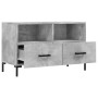 Mueble para TV madera contrachapada gris hormigón 80x36x50 cm en Muebles TV | Comprar online en Foro24