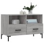 Mueble de TV madera de ingeniería gris Sonoma 80x36x50 cm