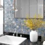 Mosaic tiles 11 units gray and blue glass 30x30 cm by vidaXL, Tiles - Ref: Foro24-327309, Price: 71,97 €, Discount: %
