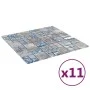 Mosaikfliesen 11 Einheiten graues und blaues Glas 30x30 cm von vidaXL, Fliesen - Ref: Foro24-327309, Preis: 71,97 €, Rabatt: %