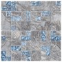 Azulejos de mosaico 11 unidades vidrio gris y azul 30x30 cm de vidaXL, Baldosas - Ref: Foro24-327309, Precio: 72,64 €, Descue...