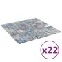 Mosaikfliesen 22 Einheiten graues und blaues Glas 30x30 cm von vidaXL, Fliesen - Ref: Foro24-327310, Preis: 136,58 €, Rabatt: %