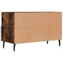 Mueble para TV madera contrachapada roble ahumado 80x36x50 cm
