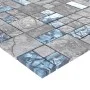 Mosaikfliesen 22 Einheiten graues und blaues Glas 30x30 cm von vidaXL, Fliesen - Ref: Foro24-327310, Preis: 136,58 €, Rabatt: %