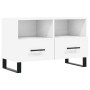 Mueble para TV madera contrachapada blanco 80x36x50 cm en Muebles TV | Comprar online en Foro24